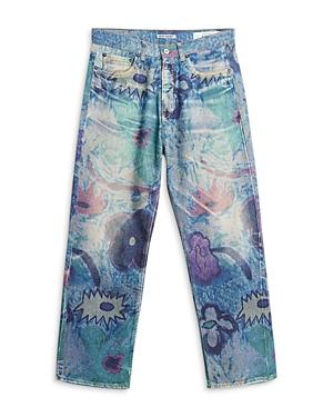 Our Legacy Third Cut Digital Chalk Flower Denim Jeans