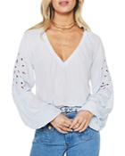 Ramy Brook Cheryl Cutout Sleeve Top