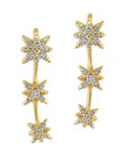 Bloomgindale's Diamond Ear Climbers In 14k Yellow Gold, 0.25 Ct. T.w. - 100% Exclusive