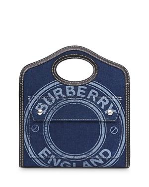 Burberry Mini Denim Pocket Tote