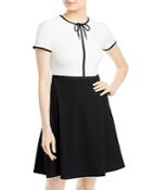 Karl Lagerfeld Paris Scuba Crepe Fit-and-flare Dress