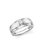 Bloomingdale's Diamond Men's Ring In 14k White Gold, .33 Ct. T.w. - 100% Exclusive