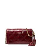 Tory Burch Fleming Quilted Leather Wallet Crossbody