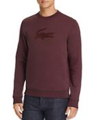 Lacoste Tonal Flocked Logo Fleece Sweatshirt