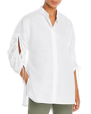 Boss Benima Ruched Sleeve Top