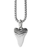David Yurman Men's Sterling Silver Shark's Tooth Amulet