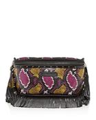 Longchamp Amazone Multicolor Python Leather Belt Bag