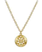 Amrapali Jewels Diamond Shevanti Teardrop Pendant Necklace In 18k Yellow Gold, 0.25 Ct. T.w.
