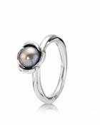 Pandora Ring - Sterling Silver & Grey Freshwater Pearl My Wish