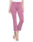 Liverpool Hannah Crop Flare Jeans In Roan Rouge