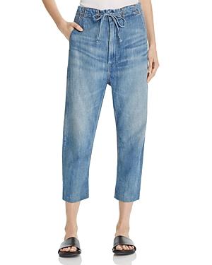 Vince Cropped Drawstring Jeans