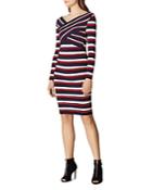 Karen Millen Crisscross Striped Dress