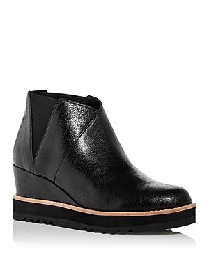 Eileen Fisher Women's Caddy Embossed Wedge Booties