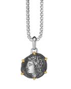 David Yurman Sterling Silver & 18k Yellow Gold Zodiac Virgo Amulet Enhancer