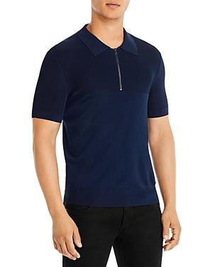 Hugo Sayfong Slim Fit Quarter Zip Polo