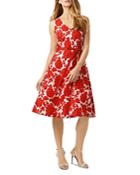Phase Eight Poppy Burnout A-line Dress