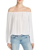 Faithfull The Brand Cult Off-the-shoulder Stripe Top