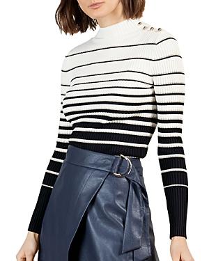 Ted Baker Asymmetric Striped Sweater