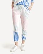Splendid May Tie Dyed Cropped Sweatpants