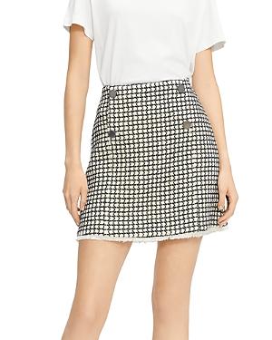 Ted Baker Houndstooth A Line Mini Skirt