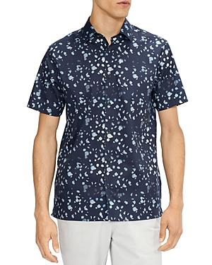 Ted Baker Raindrop Print Relaxed Fit Short Sleeve Shirt