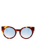 Mcq Alexander Mcqueen Women's Mirrored Cat Eye Sunglasses, 50mm
