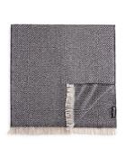 The Men's Store At Bloomingdale's Woven Fringed Scarf - 100% Exclusive