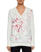 Ted Baker Brieana Soft Blossom Burnout Sweater
