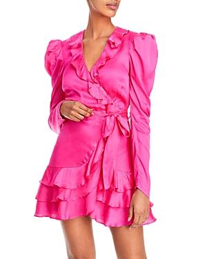 Bardot Winona Ruffled Wrap Dress