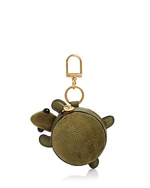 Tory Burch Turtle Leather Coin Pouch Key Fob