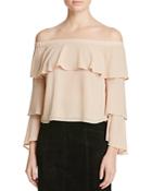 Bardot Off-the-shoulder Ruffle Top - 100% Bloomingdale's Exclusive