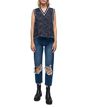 Maje Lilaga Tweed Vest