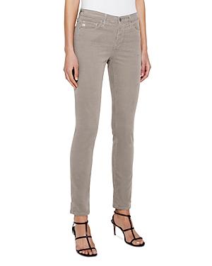 Ag Prima Mid Rise Corduroy Cigarette Jeans In Silk Bamboo