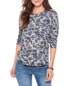 Nic And Zoe Lichen Camo Tee
