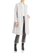 Eileen Fisher Wool Blend Open Front Coat