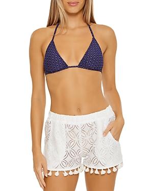 Trina Turk Pacheco Lace Swim Cover Up Shorts