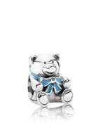 Pandora Charm - Sterling Silver & Enamel It's A Boy, Moments Collection