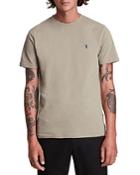 Allsaints Brace Cotton Contrast Embroidered Logo Tee