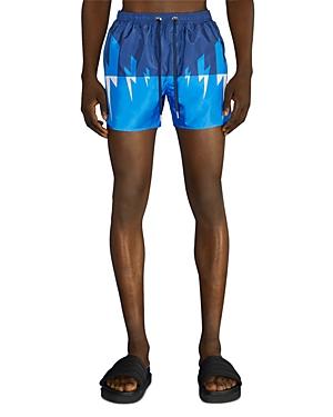 Neil Barrett Tiger Bolt Swim Trunks