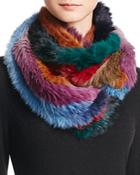 Jocelyn Rabbit Hair Knitted Infinity Scarf - 100% Exclusive
