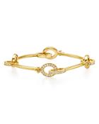 Temple St. Clair 18k Yellow Gold Celestial Diamond Orsina Link Bracelet