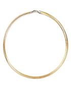 14k Yellow And White Gold Reversible Coiled Necklace, 17 - 100% Exclusive