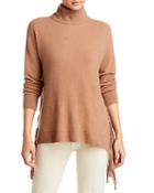 C By Bloomingdale's Fringe Cashmere Turtleneck Sweater - 100% Exclusive