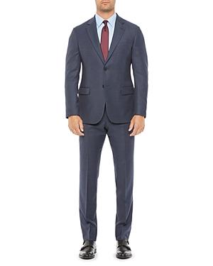 Emporio Armani Regular Fit Solid Dark Wool Blend Suit