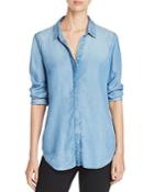 Beachlunchlounge Lena Button Back Chambray Shirt - 100% Bloomingdale's Exclusive