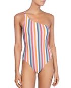 Peony One-shoulder One Piece Swimsuit