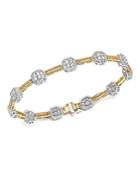 Bloomingdale's Diamond Beaded Bracelet In 14k White And Yellow Gold, 1.50 Ct. T.w. - 100% Exclusive