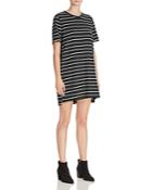 Knot Sisters Slouchy Striped T-shirt Dress