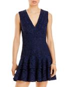 Aqua Lace V Neck Mini Dress - 100% Exclusive