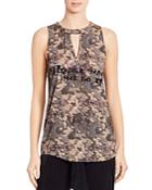 Haute Hippie Tequila Made Me Do It Printed Tank
